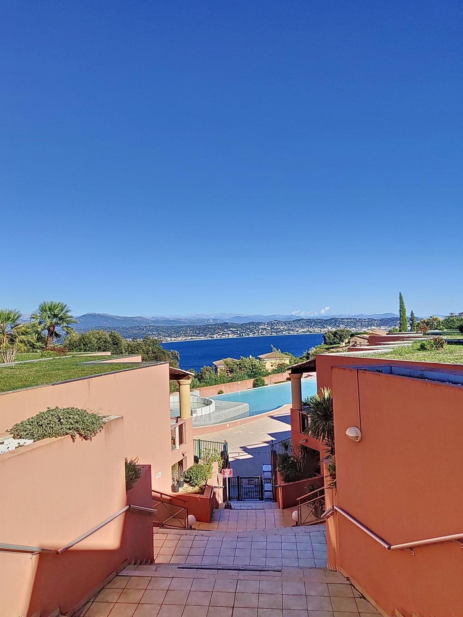 Apartamento Vue Mer, Piscine, Free Parking Théoule-sur-Mer Exterior foto
