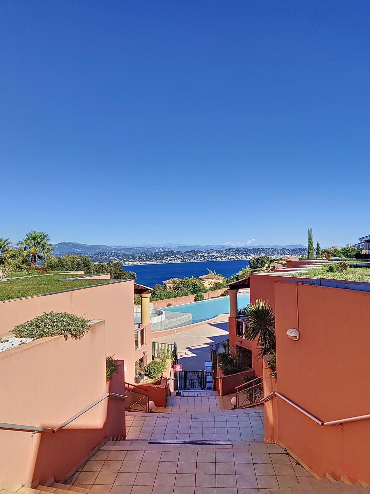 Apartamento Vue Mer, Piscine, Free Parking Théoule-sur-Mer Exterior foto