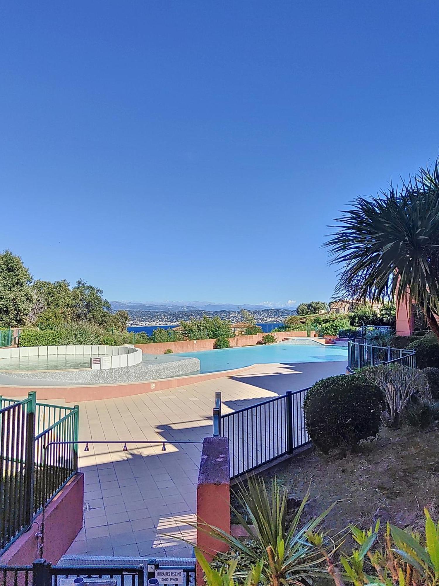 Apartamento Vue Mer, Piscine, Free Parking Théoule-sur-Mer Exterior foto