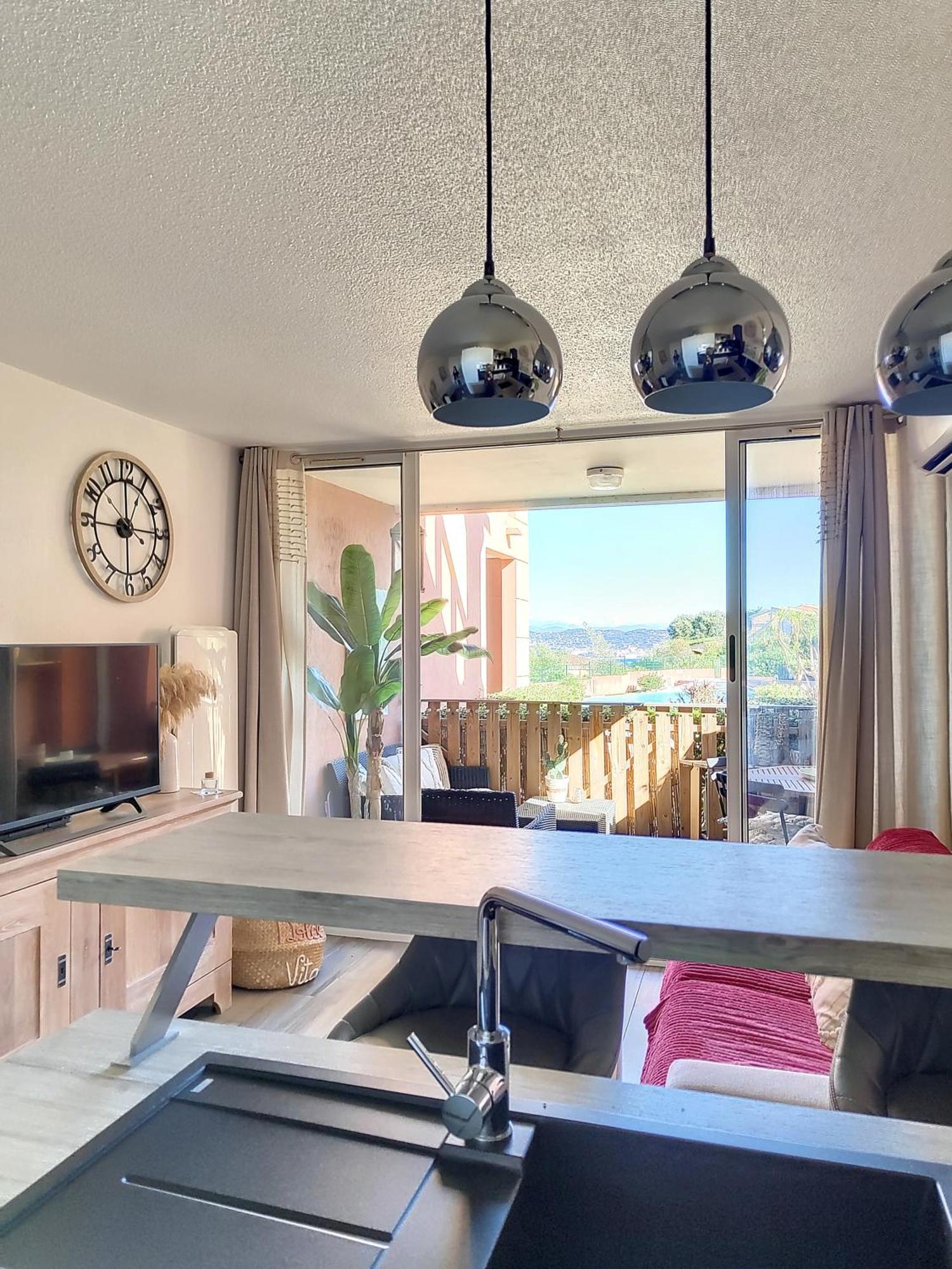 Apartamento Vue Mer, Piscine, Free Parking Théoule-sur-Mer Exterior foto