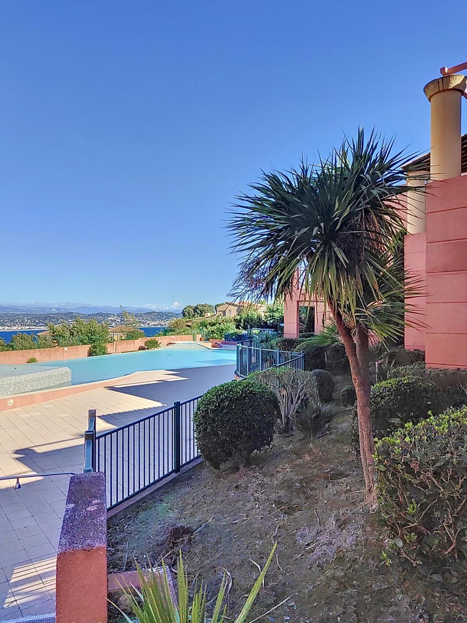 Apartamento Vue Mer, Piscine, Free Parking Théoule-sur-Mer Exterior foto