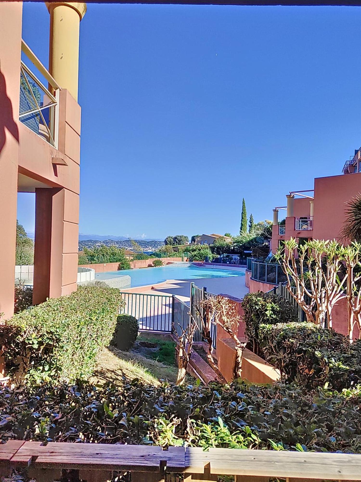Apartamento Vue Mer, Piscine, Free Parking Théoule-sur-Mer Exterior foto
